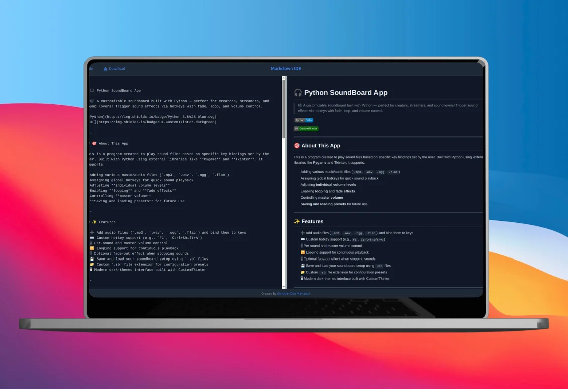 Markdown Interpreter (Vanilla JS)