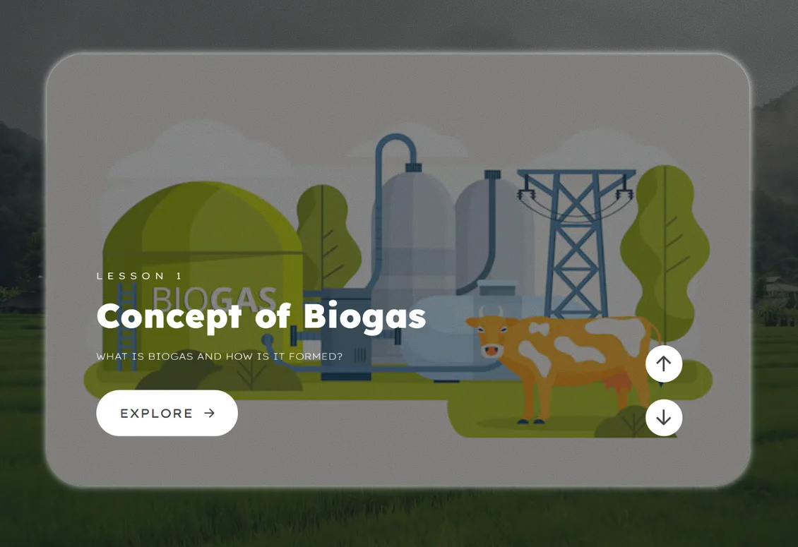 Biogas Educational Site Screenshot 2