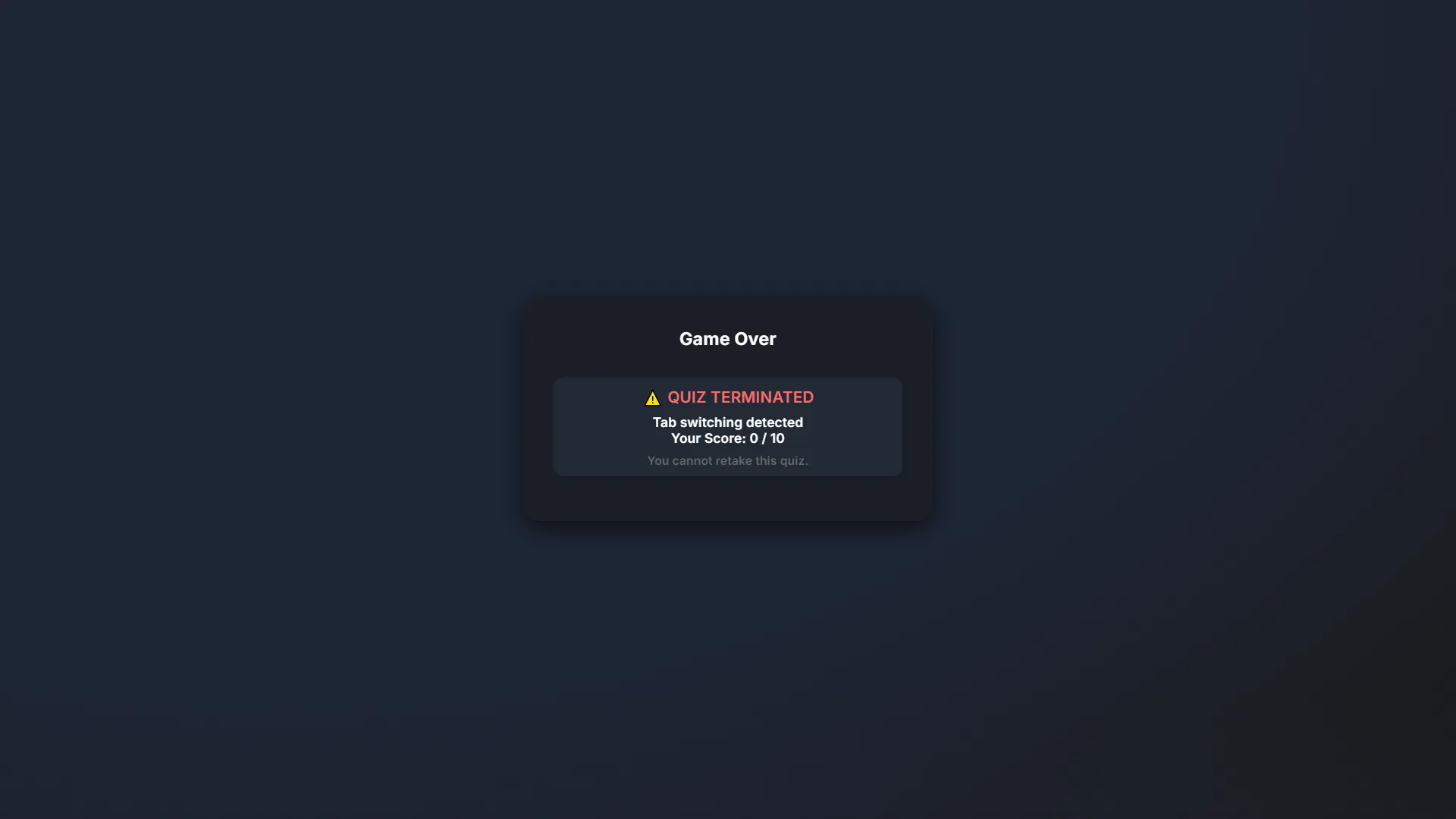 Electrostatics | Quiz Website Screenshot 4