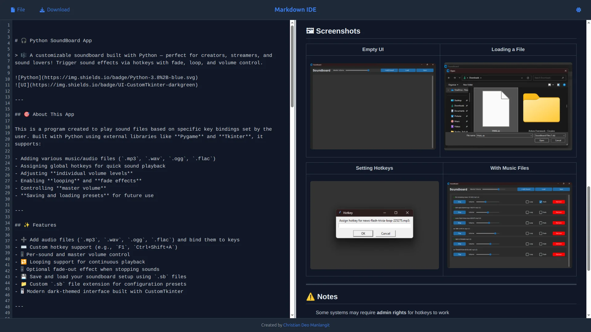 Markdown Editor (Vanilla JS) Screenshot 2